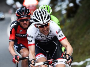 Bauke Mollema on stage two of the 2016 Tour de Romandie