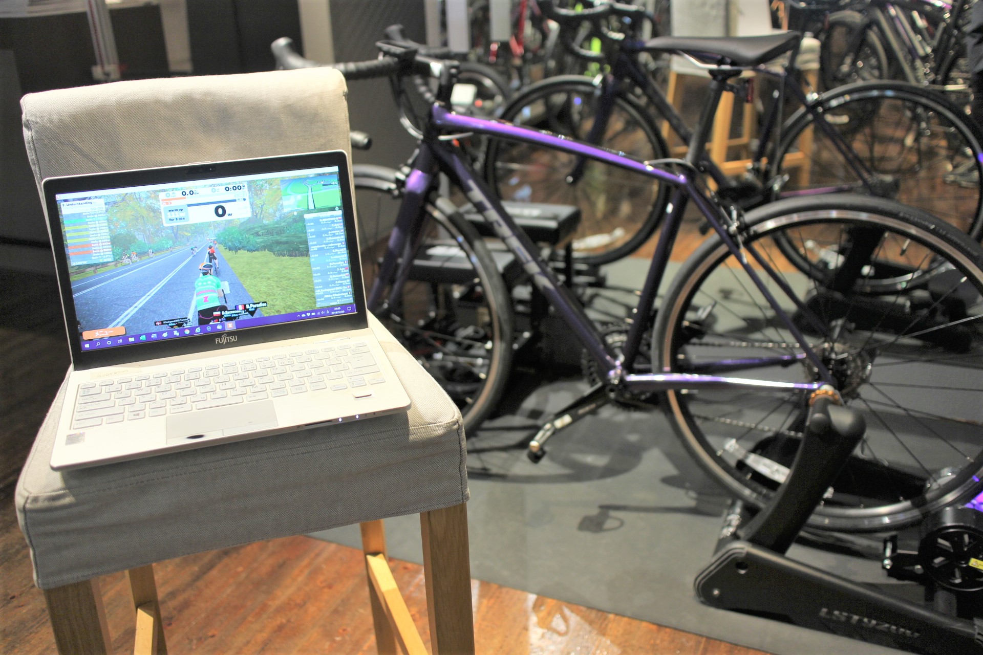 Tacx FLUX S Smart スマートトレーナーで室内練習をもっと楽しく